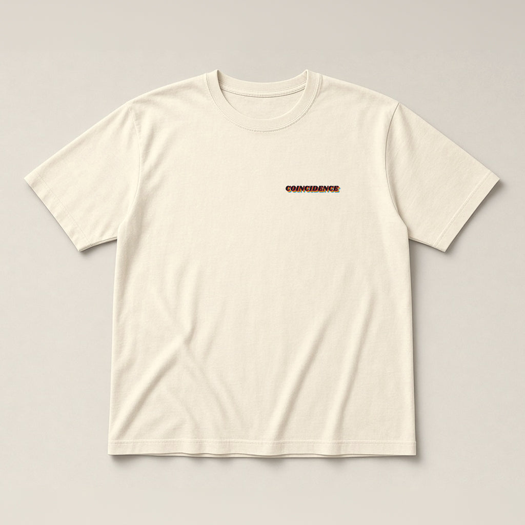 Coincidence Tee, Vintage White, front