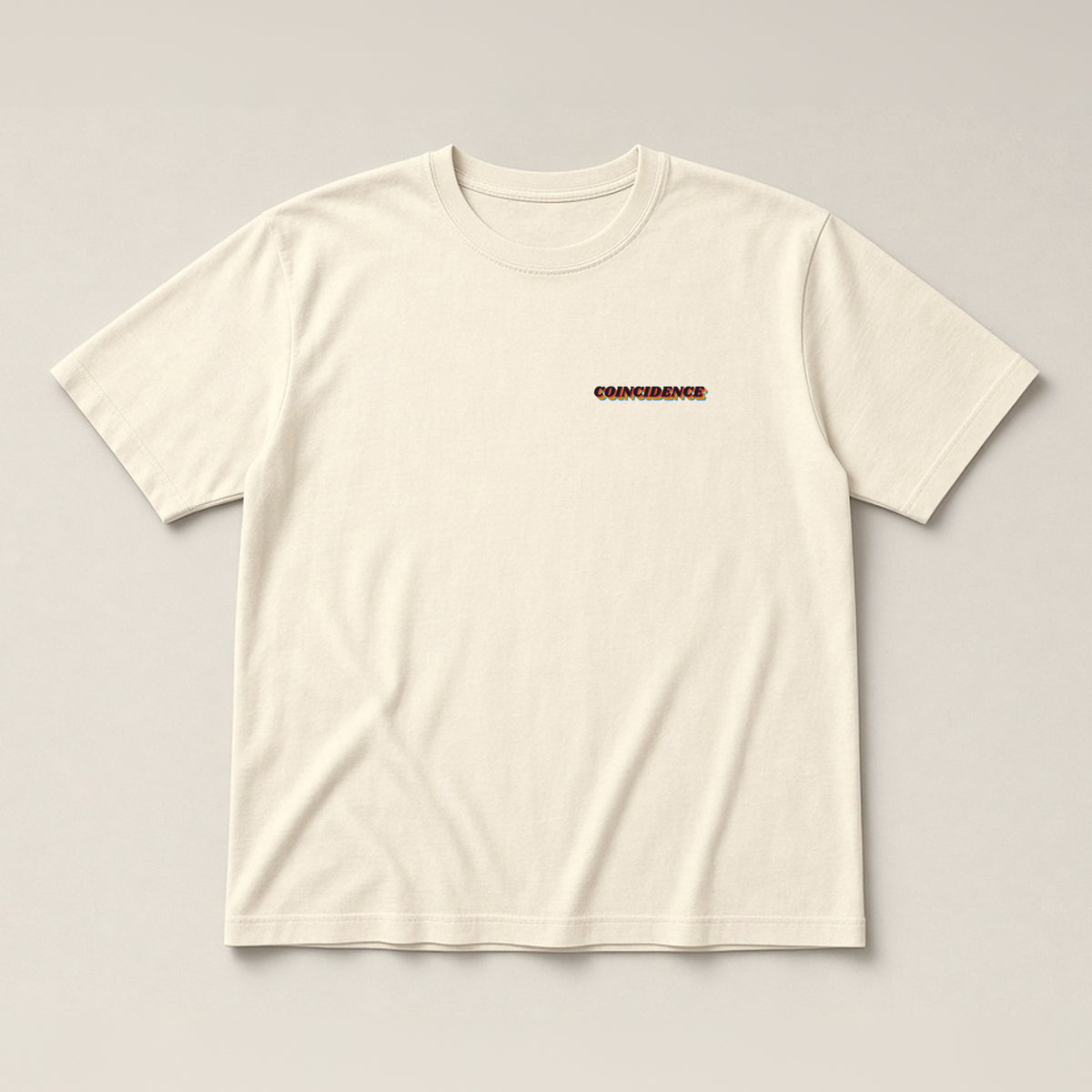 Coincidence Tee, Vintage White, front