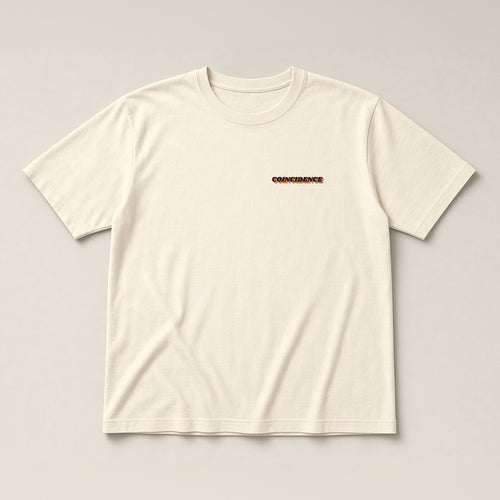 Coincidence Tee, Vintage White, front