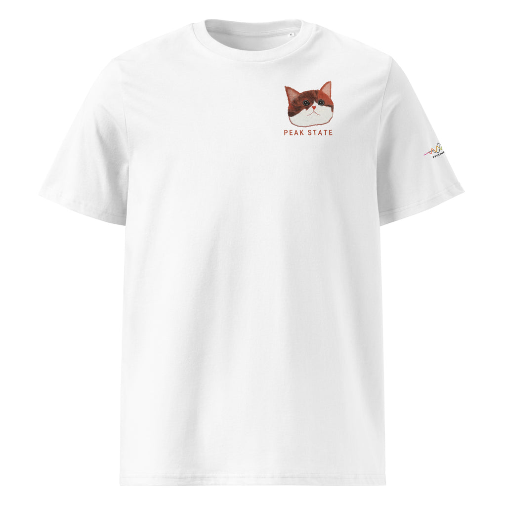PEAK STATE Tee, White, front, without model