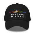 Psychic Waves Logo Dad Cap, Black, front