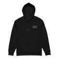 Psychic Waves Logo Hoodie, Black, front