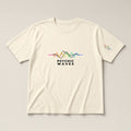 Psychic Waves Logo Tee, Natural Raw, front