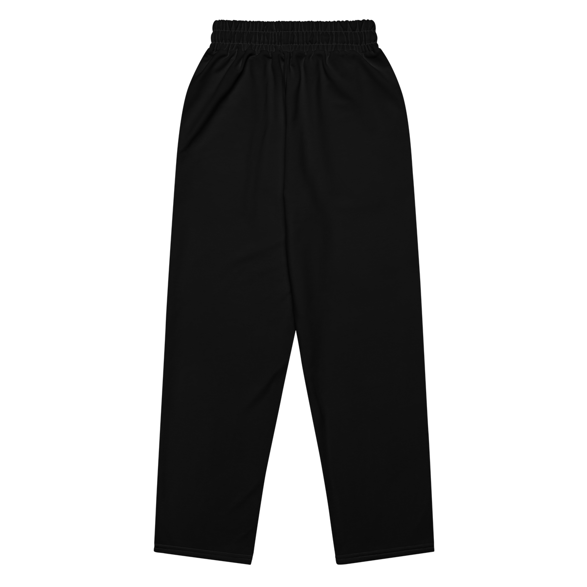 Psychic Waves Logo Wide-Leg Joggers, Black, back