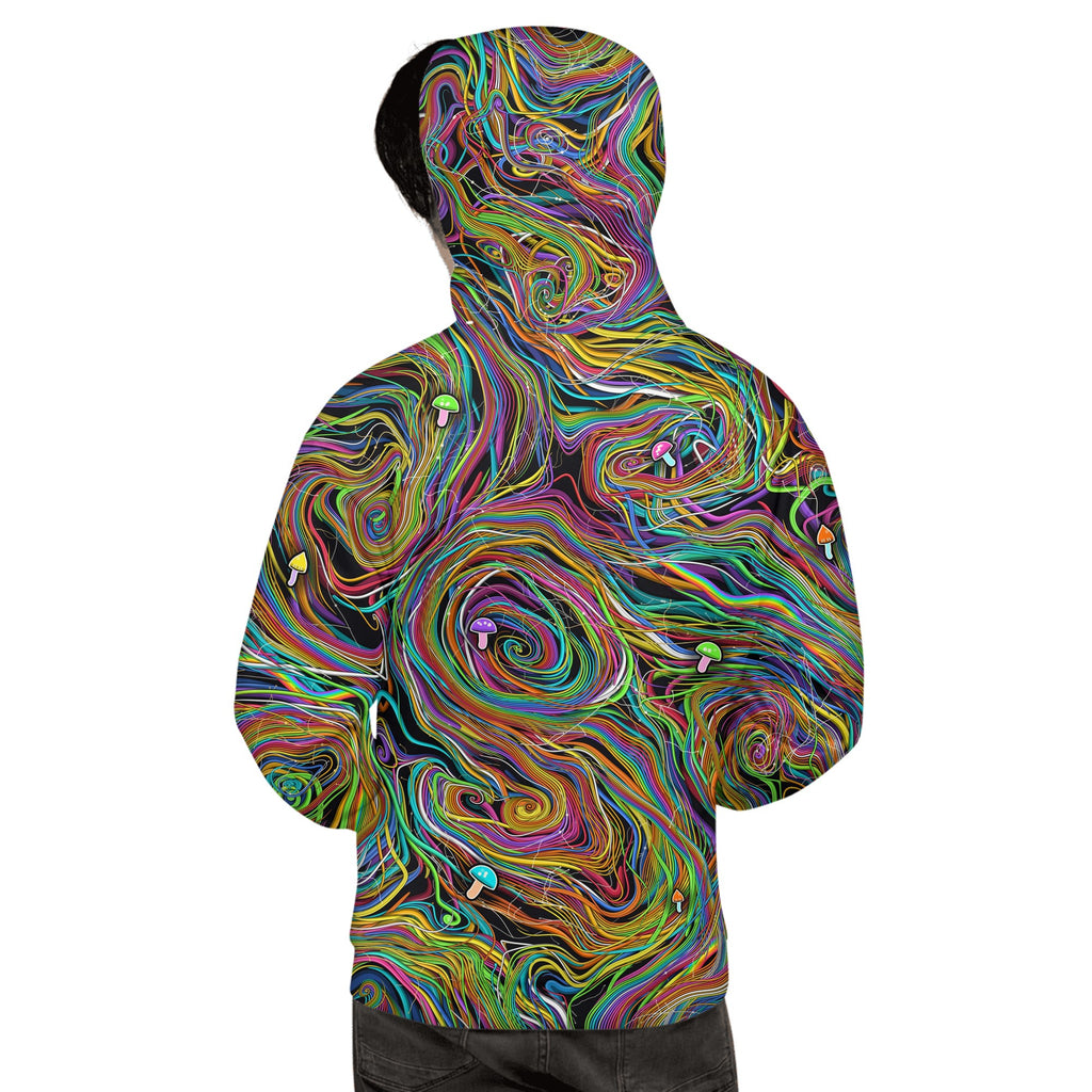 Festival Swirl AOP Hoodie, back