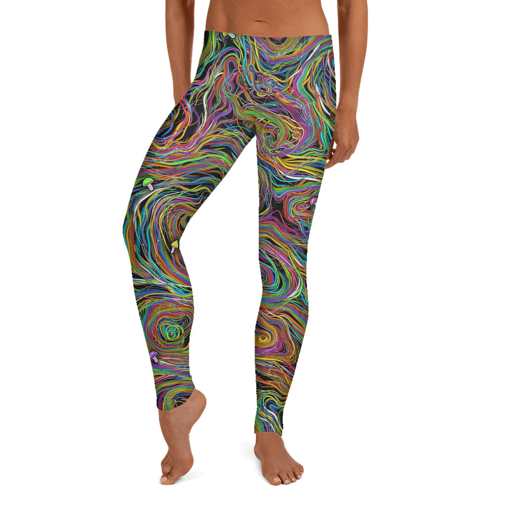 Festival Swirl Leggings, front