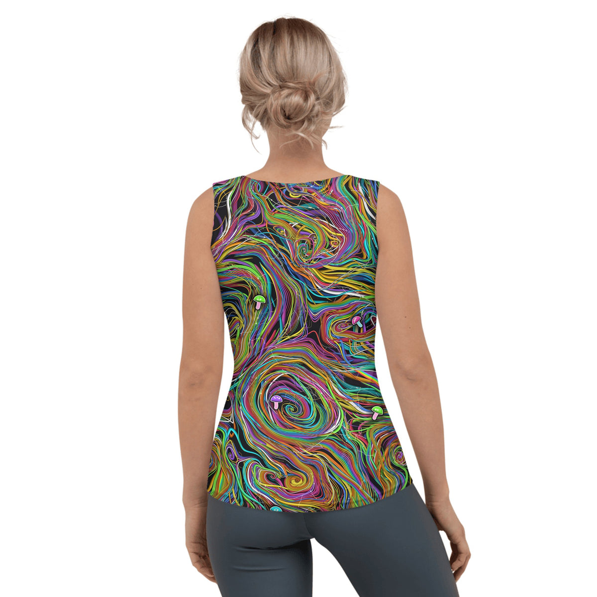 Festival Swirl Women's Tank Top, back