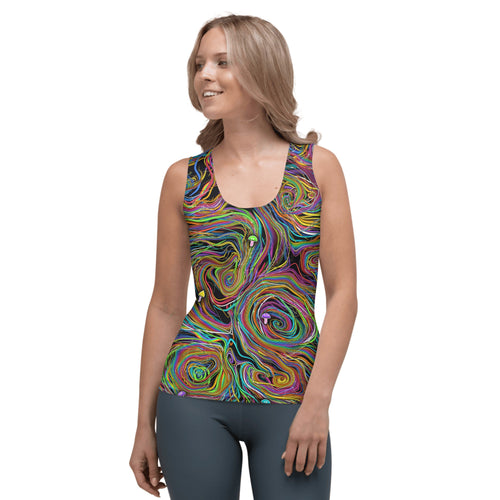 Festival Swirl Women's Tank Top, front