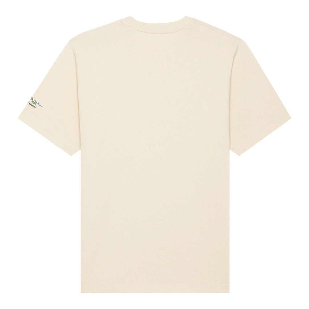 Molecule Logo Tee, Natural Raw, back