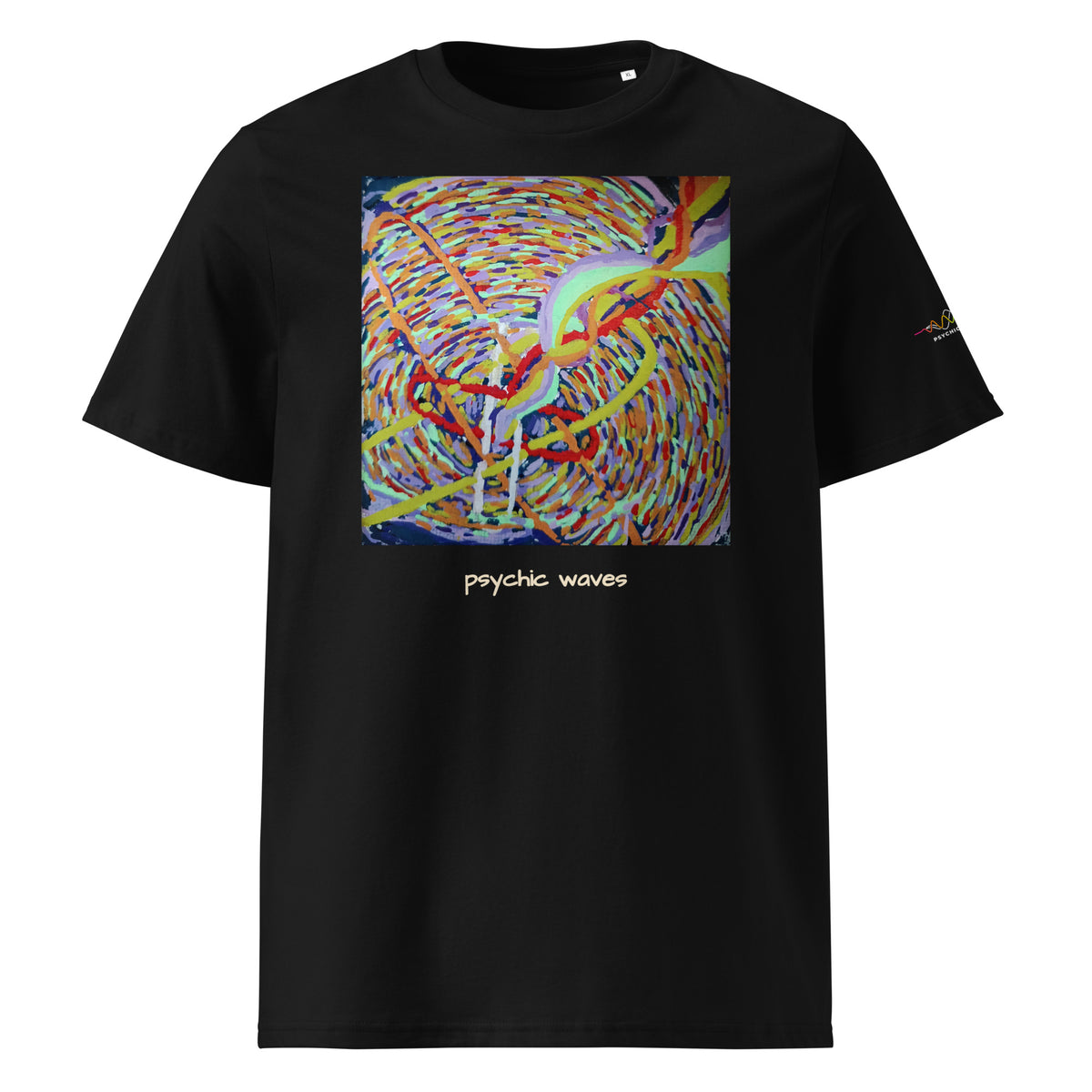 Painting Tee, Black, front