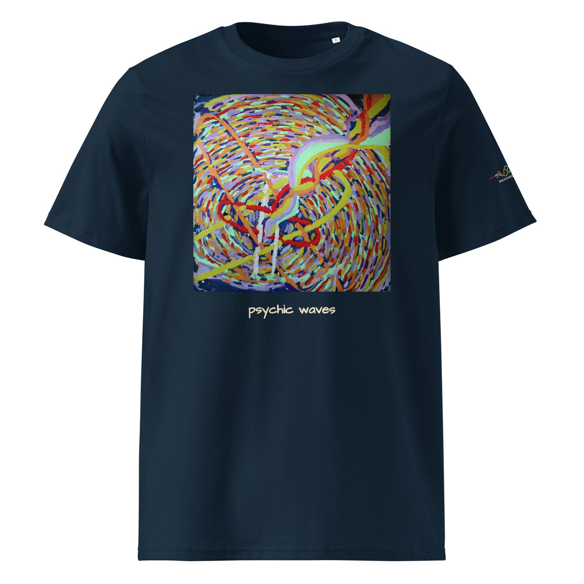 Painting Tee, French Navy, front