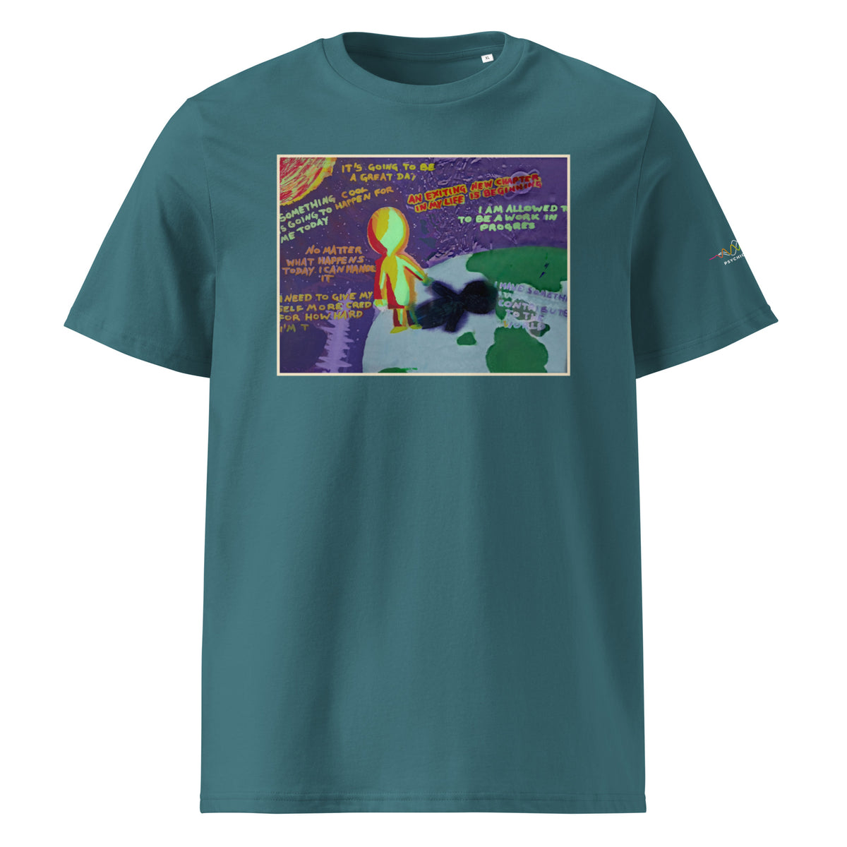 Space Painting Tee, Stargazer, front