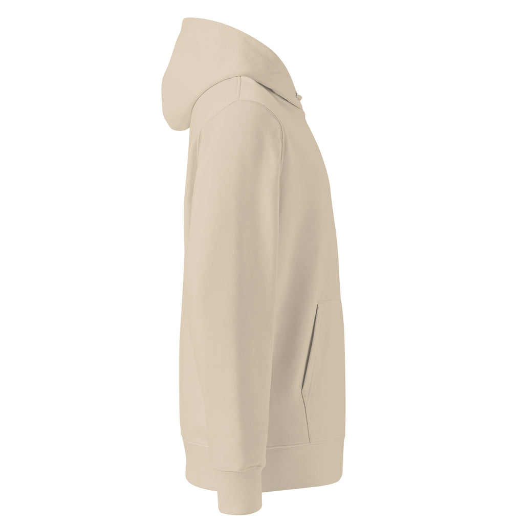 Psychic Waves Mushroom Wave Hoodie, Desert Dust, right side (F2)